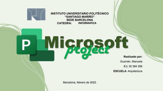 Etapas fundamentales de la planificación de proyectos utilizando la ...