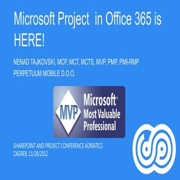Microsoft Project in Office 365 is here!