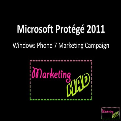 Microsoft Protege Grand Final Pres 6th May