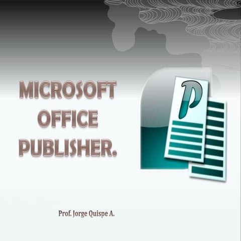 Microsoft publisher 2010