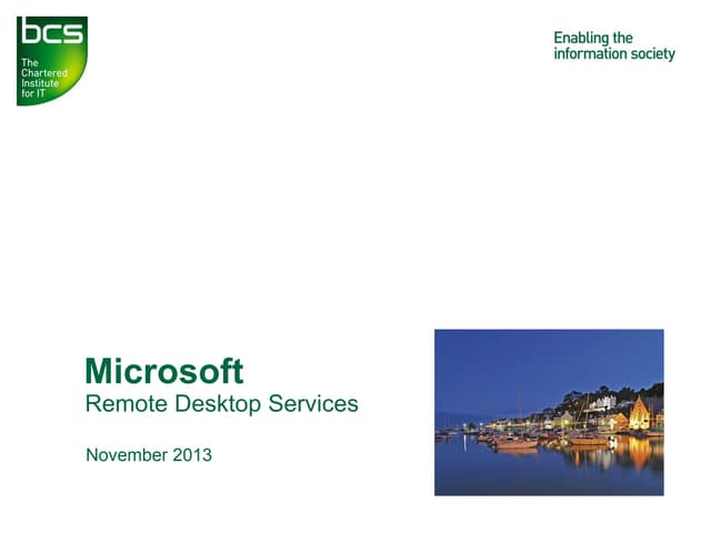 Microsoft Remote Desktop Services