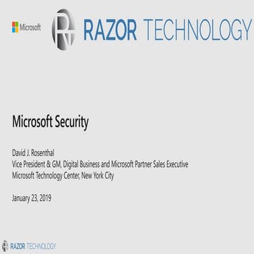 Microsoft Security - New Capabilities In Microsoft 365 E5 Plans