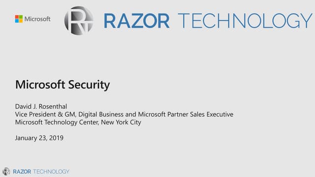 Microsoft Security - New Capabilities In Microsoft 365 E5 Plans