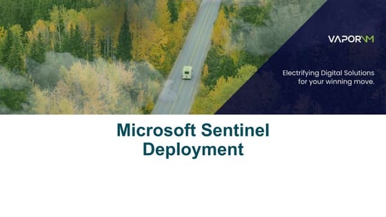 Introduction to Azure Sentinel | PPT