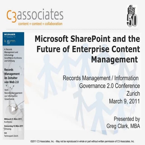 Microsoft SharePoint and the Future of ECM