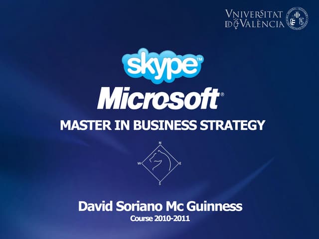 Microsoft's Skype acquisition