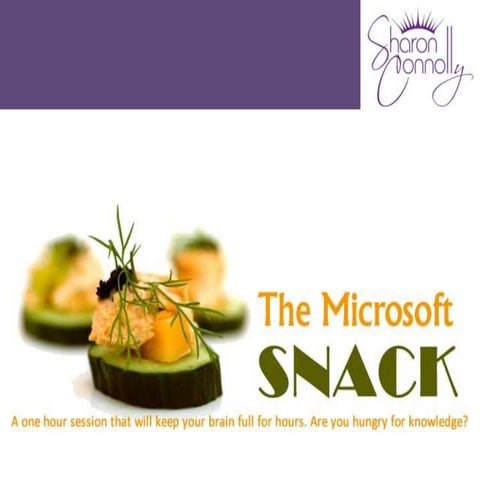 Microsoft snack presentation