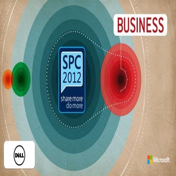 SharePoint Success In Seven Steps - Microsoft SPC12