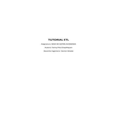 Microsoft sql server 2008 - ETL | PDF