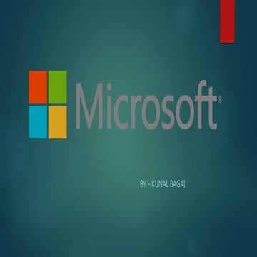 Microsoft success story