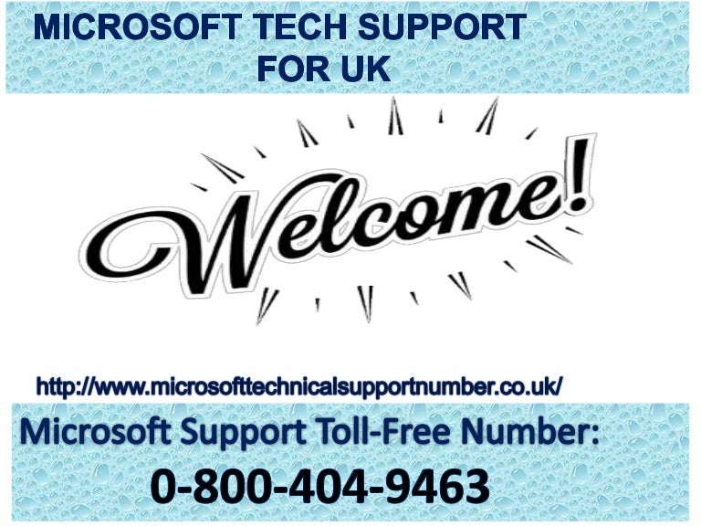 Microsoft support number uk