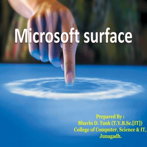 Microsoft surface