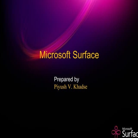 Microsoft surface