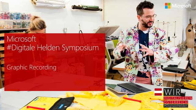 Microsoft: #DigitaleHelden Symposium - Graphic Recording