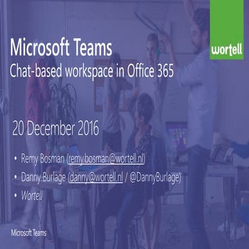 Microsoft Teams - Introductie door Wortell