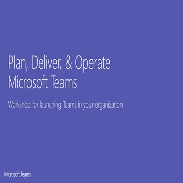 Microsoft teams planning-workshop-dec2017