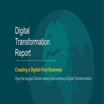 Digital transformation -  Hvor er vi lige nu?