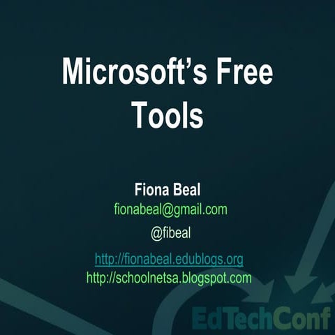 Microsoft's Free Tools
