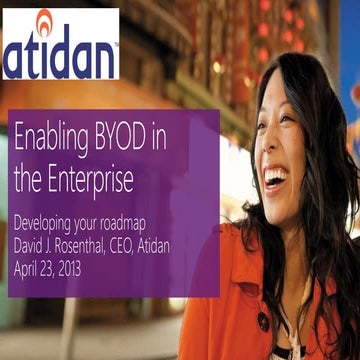 Microsoft Windows Intune - Enabling BYOD in the Enterprise - from Atidan