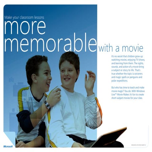 Windows Live Movie Maker get started (Microsoft)
