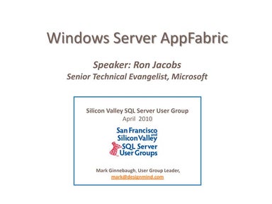 Microsoft Windows Server AppFabric
