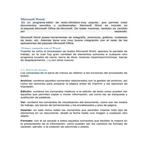 Microsoft word | PPTX