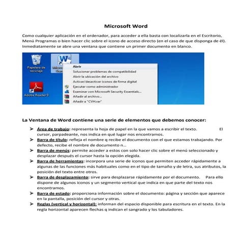 Microsoft word