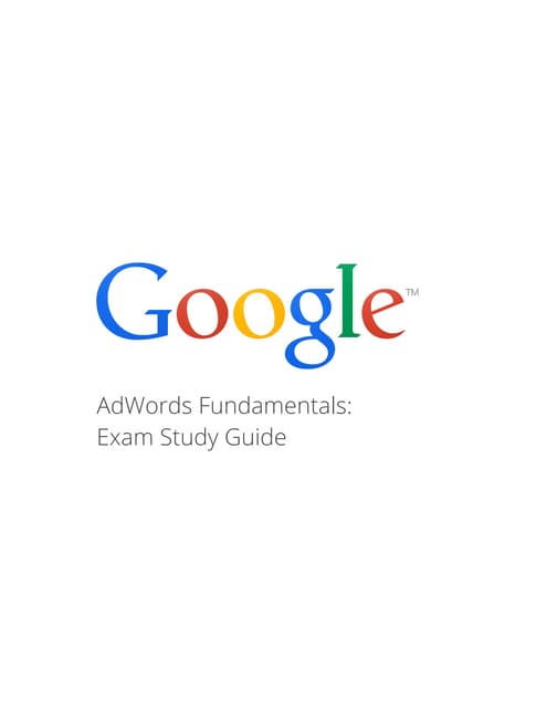 Google AdWords-Introduction | PPT