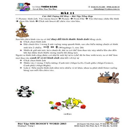 Microsoft word   bai tap msword chuong 6