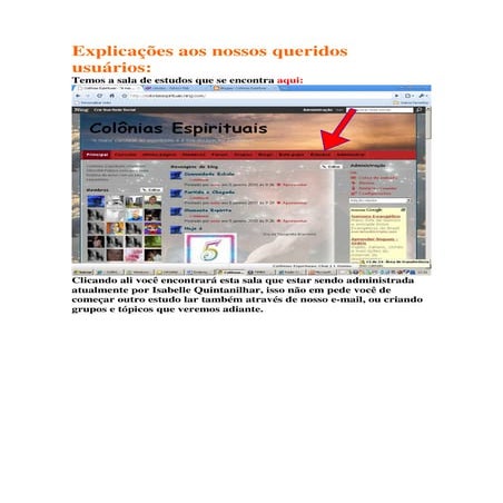 ExplicaçõEs Aos Nossos Queridos UsuáRios/cloniasespirituais