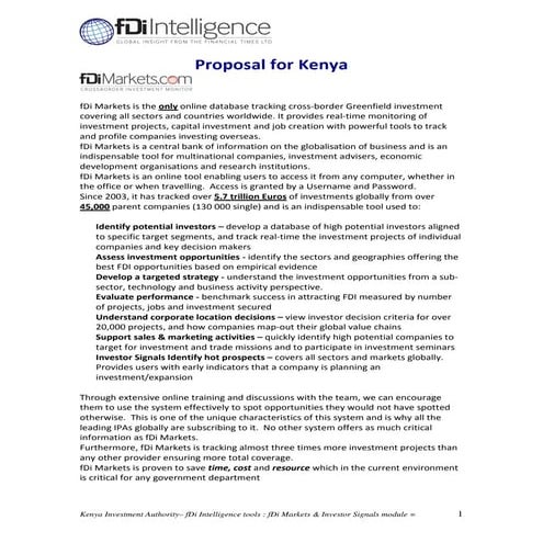 Microsoft word   proposal for kenya investment authority  17.09
