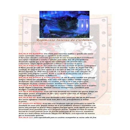 Regimento Interno Do ColôNias/josealvesdesousneto