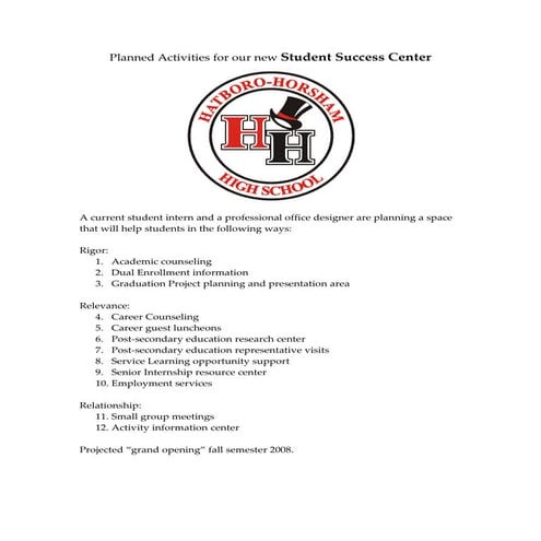 Student Success Center