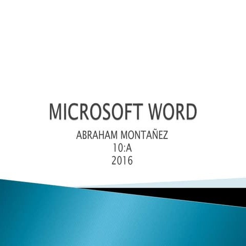 Microsoft word 1