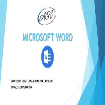 MICROSOFT WORD - II BIMESTRE