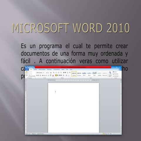 Microsoft word 2010