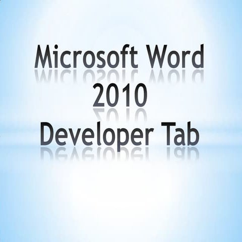 Microsoft word applications (edcp 610)