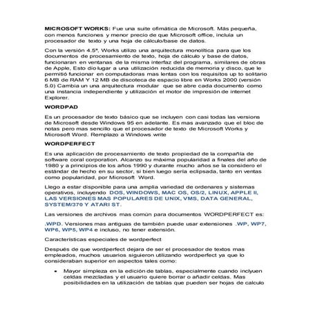 Microsoft works | DOCX