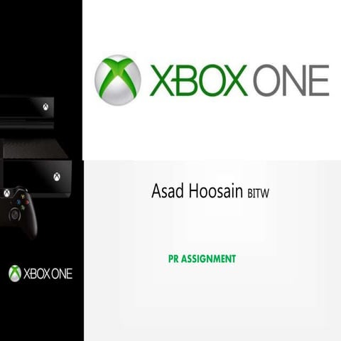 Microsoft xbox one pr