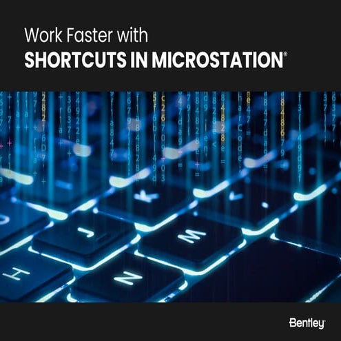 MicroStation Shortcuts for drafting details