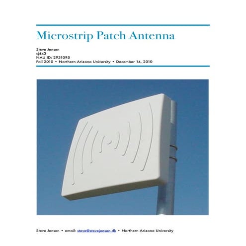 Microstrip patch-antenna