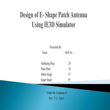 Microstrip patch-antenna