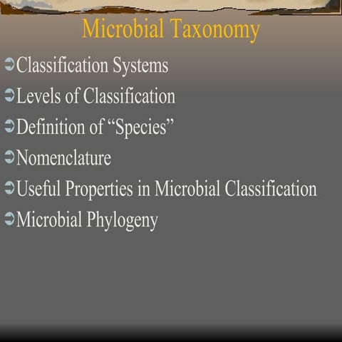 Microtaxonomy