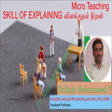 Micro Teaching - Explaining Skill TNTEU B.Ed.,.pdf