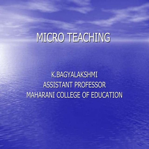 MICRO TEACHING-III.ppt