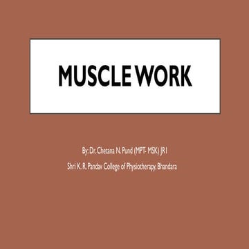 Types of muscle contraction | PPTX