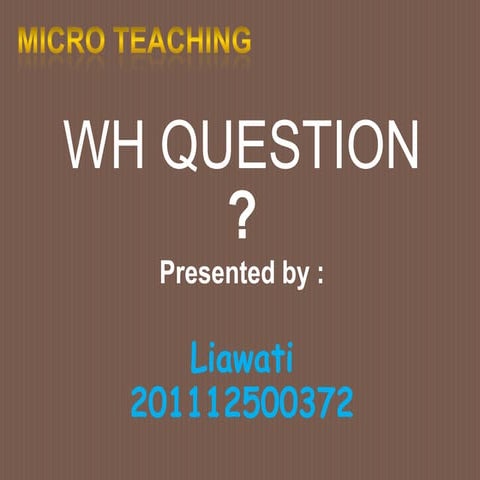 Micro teaching liawati
