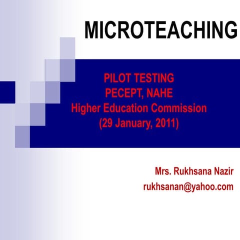 Microteaching ppt
