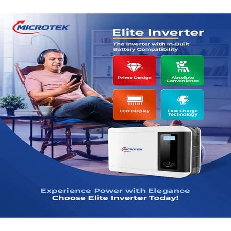 Microtek Elite Inverter - The Best Inverter with In-Built Compatibility ...