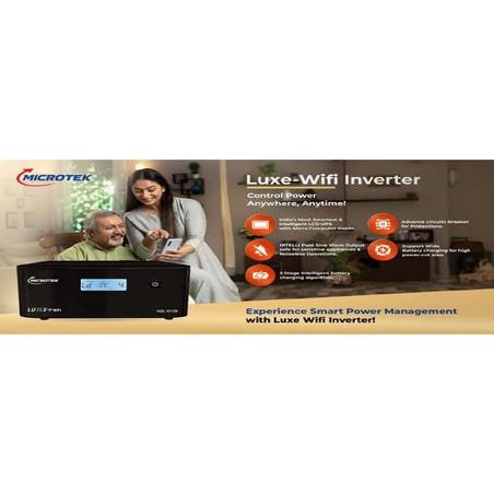 Microtek Luxe WiFi Inverter - The Best Inverter for Smart Homes. | PDF